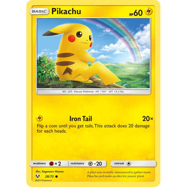 Pikachu (28/73) (Water Web Holo) [Miscellaneous Cards & Products]
