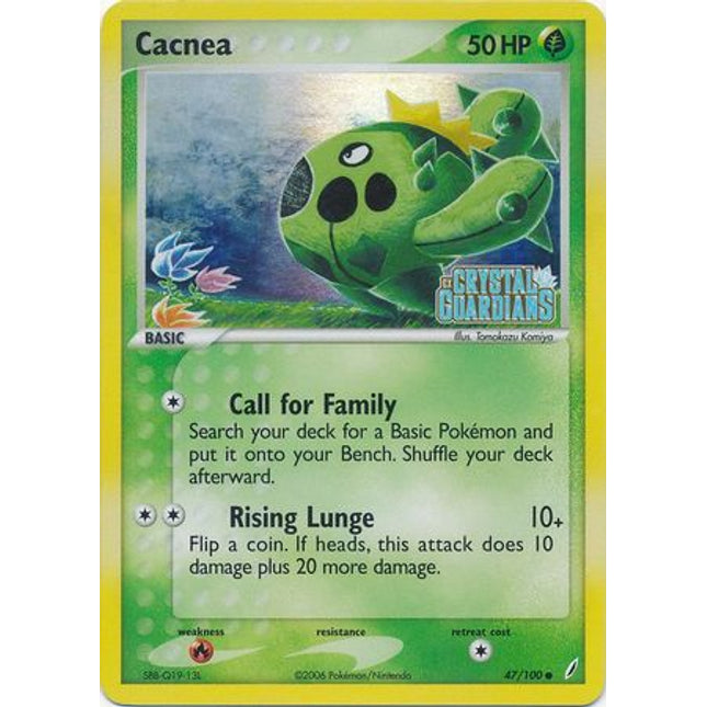Cacnea (47/100) (Stamped) [EX: Crystal Guardians]