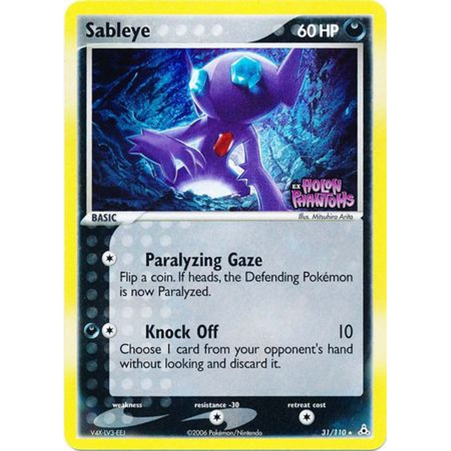 Sableye (31/110) (Stamped) [EX: Holon Phantoms]