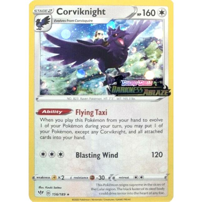 Corviknight (156/189) (Cosmos Holo) [Sword & Shield: Darkness Ablaze]