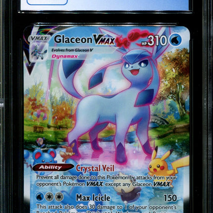 Glaceon VMAX - 209/203 - CGC 8.5 - Alternate Art - Evolving Skies - Pokemon - 59087