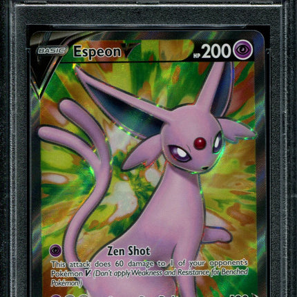 Espeon V - 179/203 - PSA 10 - Full Art - Evolving Skies - Pokemon - 39311