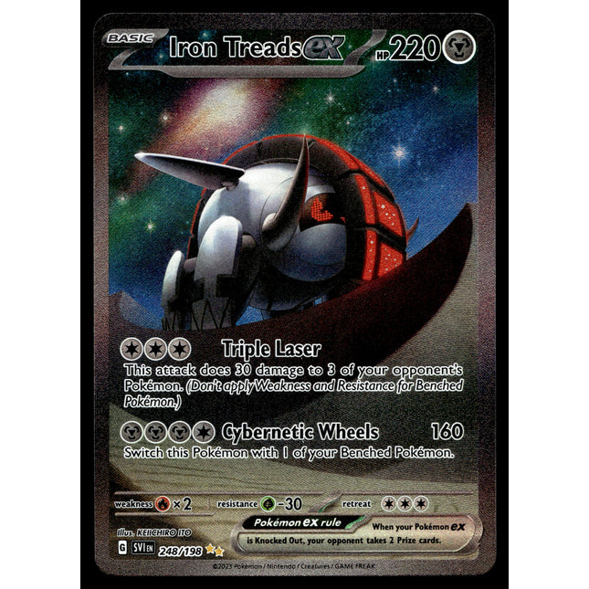 Iron Treads ex - 248/198 - NM - Alt Art - Scarlet & Violet - Pokemon - A8-61