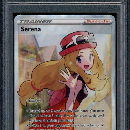 Serena - 193/195 - PSA 9 - Full Art - Silver Tempest - Pokemon - 61940