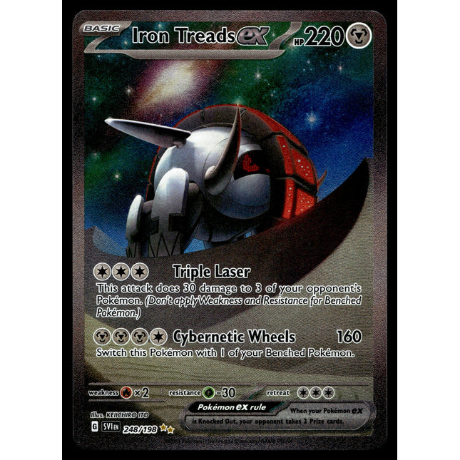 Iron Treads ex - 248/198 - NM - Alt Art - Scarlet & Violet - Pokemon - A9-63