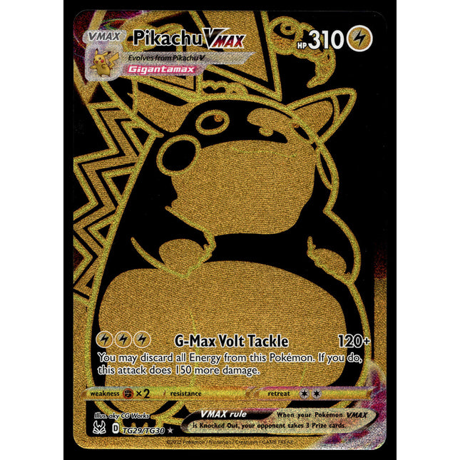Pikachu Vmax - TG29/TG30 - NM - Secret Rare - Lost Origin - Pokemon - A7-17
