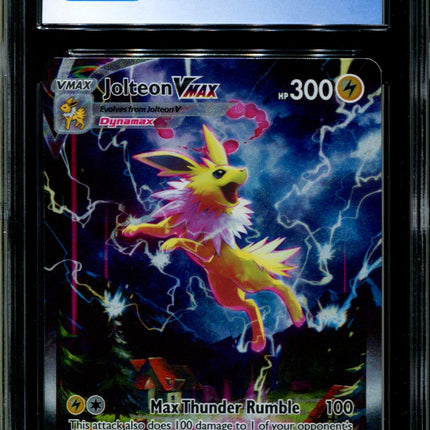 Jolteon VMAX - SWSH184 - CGC 9 - Black Star Promos - Alternate Art - Pokemon - 92343