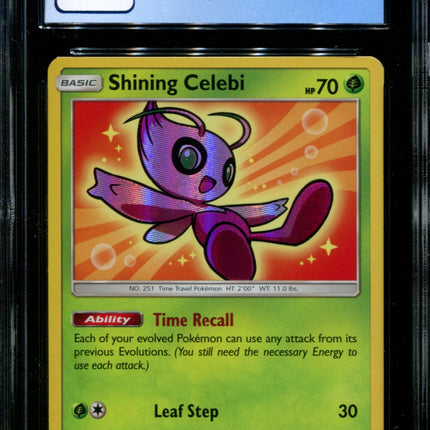 Shining Celebi - SM79 - CGC 8.5 - Black Star Promo - Shining Legends - Pokemon -  15133