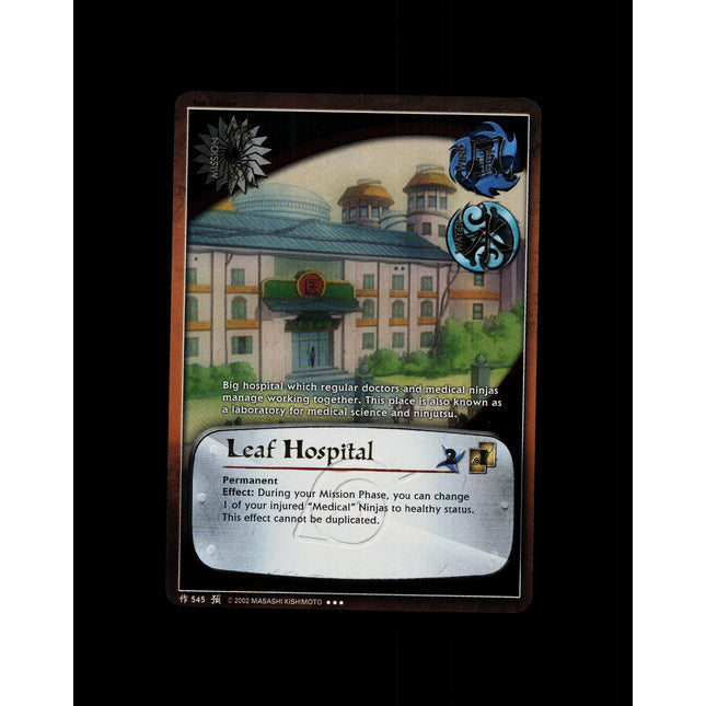 Leaf Hospital - 545 - NM - 1st Edition - Foil - Naruto CCG - D4-227