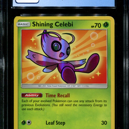 Shining Celebi - SM79 - CGC 8.5 - Black Star Promo - Shining Legends - Pokemon -  15153