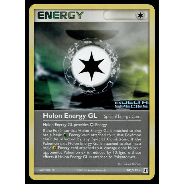 Holon Energy GL - 105/113 - NM - Reverse Holo - Delta Species - Pokemon - A9-42