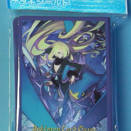 Cynthia & Garchomp Sleeves - Set of 64 Sleeves - Japanese - Pokemon Center