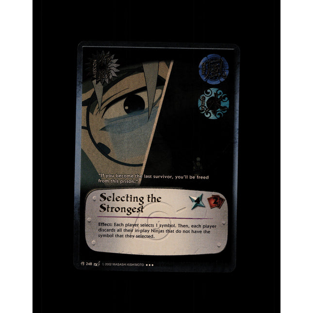 Selecting the Strongest - 248 - NM - 1st Edition - Foil - Naruto CCG - D4-317
