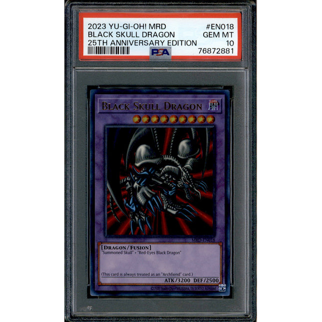 Black Skull Dragon - MRD-EN018 - PSA 10 - Ultra - Metal Raiders - Pokemon - 72881