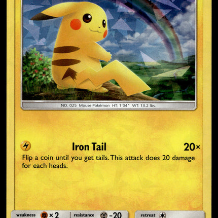 Pikachu - 28/73 - NM - Cracked Ice - Shining Legends - Pokemon - A9-23