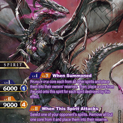 Infernal King Curse Dragon - BSS01-034 - SPR - Near Mint - Dawn of History - Battle Spirits Saga