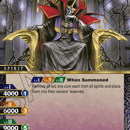 Dark Bishop Baculus - BSS01-035 - Rare - Near Mint - Dawn of History - Battle Spirits Saga