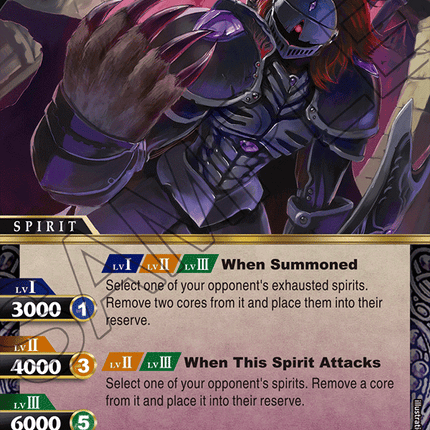 Dark Knight Mordred - BSS01-040 - Rare - Near Mint - Dawn of History - Battle Spirits Saga