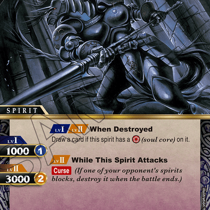 Dark Knight Aglovale - BSS01-044 - Common - Near Mint - Dawn of History - Battle Spirits Saga