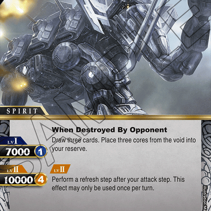 Mechabeast Fortress Naumanngard - BSS01-061 - Foil Rare - Near Mint - Dawn of History - Battle Spirits Saga