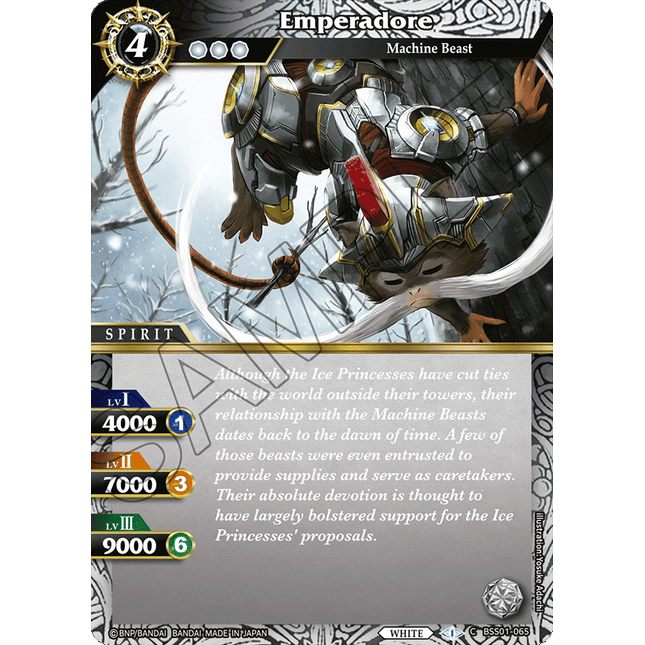 Emperadore - BSS01-065 - Foil Common - Near Mint - Dawn of History - Battle Spirits Saga