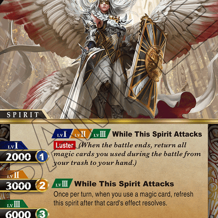 War Angel Shin, Mindeye Celestial - BSS01-077 - Foil Rare - Near Mint - Dawn of History - Battle Spirits Saga