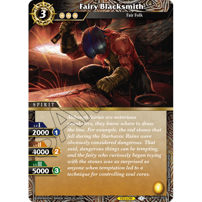 Fairy Blacksmith - BSS01-097 - Common - Near Mint - Dawn of History - Battle Spirits Saga