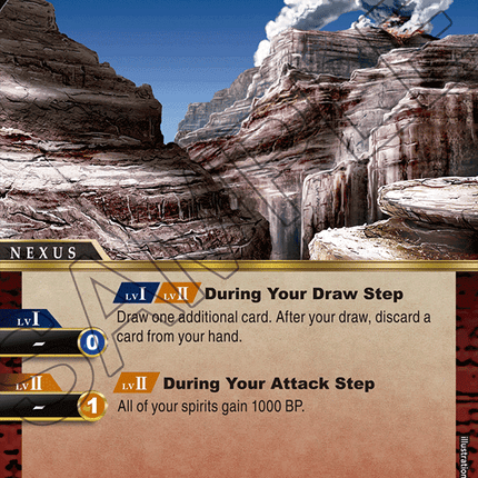 Volcanic Canyon - BSS01-101 - Uncommon - Near Mint - Dawn of History - Battle Spirits Saga