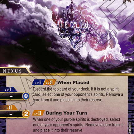 Ancient Amethyst Palace - BSS01-107 - Foil Common - Near Mint - Dawn of History - Battle Spirits Saga