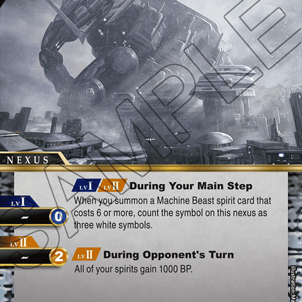 Fortress Metropolis Naumann City - BSS01-109 - Foil Uncommon - Near Mint - Dawn of History - Battle Spirits Saga