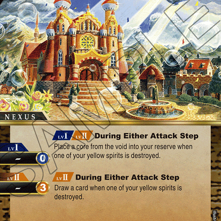 Blessed Cathedral - BSS01-114 - Foil Uncommon - Near Mint - Dawn of History - Battle Spirits Saga