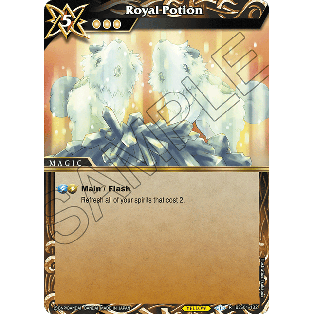 Royal Potion - BSS01-132 - Rare - Near Mint - Dawn of History - Battle Spirits Saga