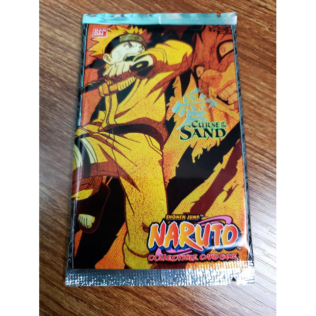 Curse of the Sand - Set 3 - Booster Pack x1 - Naruto Art - Naruto CCG Card Game - Sealed