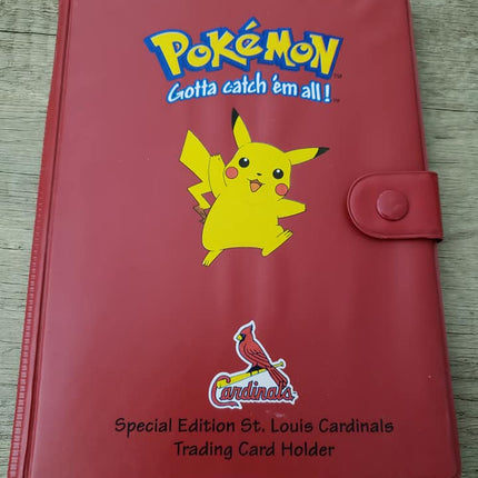 Pikachu - St. Louis Cardinals - 4 Pocket Binder - Pokemon