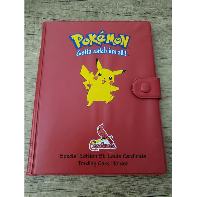 Pikachu - St. Louis Cardinals - 4 Pocket Binder - Pokemon