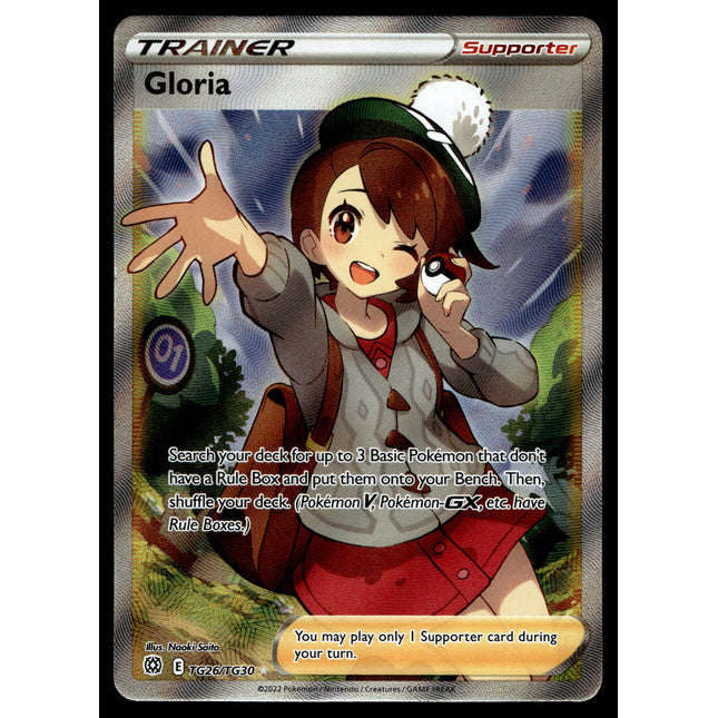 Gloria - TG26/TG30 - NM - Full Art - Brilliant Stars - Pokemon - C3-41