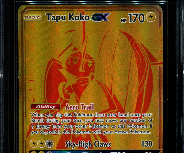 Tapu Koko GX - SV93/SV94 - CGC 8.5 NM/Mint+ - Hidden Fates - 02241
