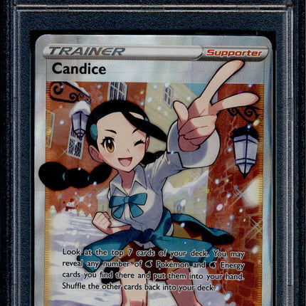 Candice - 189/195 - PSA 9 - Full Art - Silver Tempest - Pokemon - 68724
