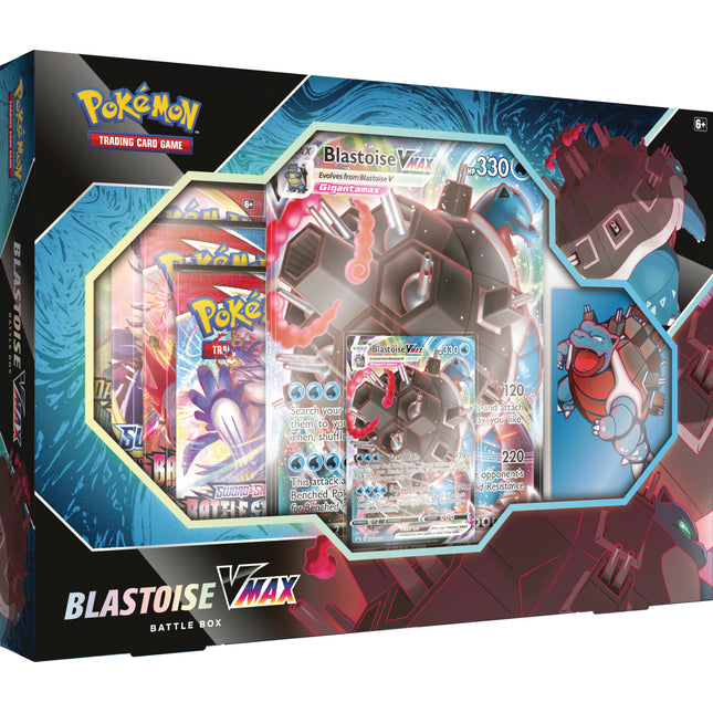 Blastoise Vmax Battle Box - Pokemon Collection Box x1 - Sealed - New