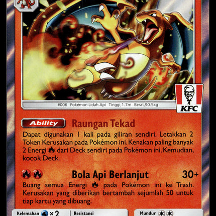 Charizard - 181/SM-P - PSA NM - Indonesian - KFC - Promo - Pokemon - A1-26