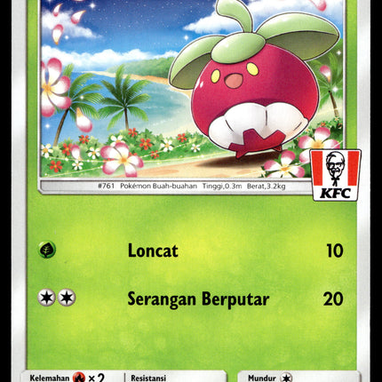Bounsweet - 180/SM-P - NM - Indonesian KFC - Promo - Pokemon - B1-45