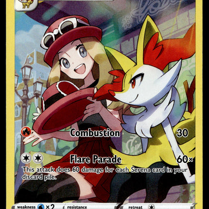 Braixen - TG01/TG30 - NM - Full Art - Silver Tempest - Pokemon - A6-3