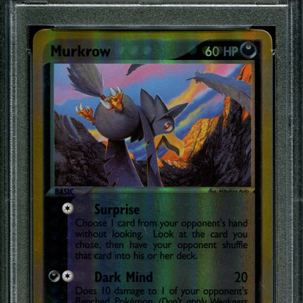 Murkrow - 47/100 - PSA 8 - Reverse Holo - Sandstorm - Pokemon - 80821