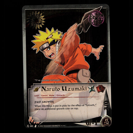 Naruto Uzumaki - 085 - NM - 1st Edition - Foil - Naruto CCG - D4-80