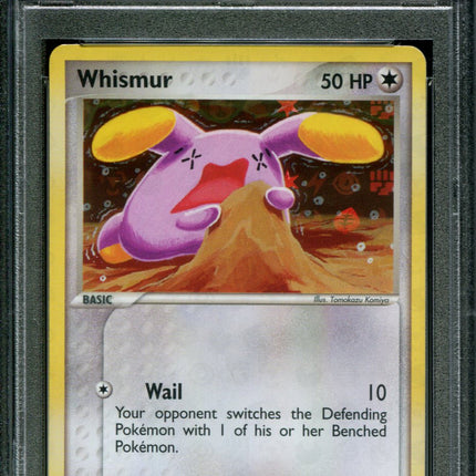 Whismur - 82/101 - PSA 8 - Reverse Holo - Hidden Legends - Pokemon - 80765
