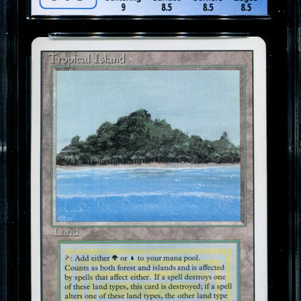 Tropical Island - CGC 8.5 - Rare - Revised Edition - Magic the Gathering - 70032