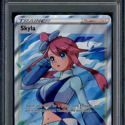 Skyla - 072/072 - PSA 9 - Full Art - Shining Fates - Pokemon - 80049