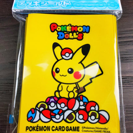 Pokemon Dolls Pikachu - Set of 64 Sleeves - Japanese - Pokemon Center