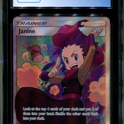 Janine - 210/214 - CGC 9 - Unbroken Bonds - Full Art - Pokemon - 91234