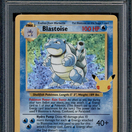 Blastoise - 2/102 - PSA 9 - Holo - Celebrations - Pokemon - 61985